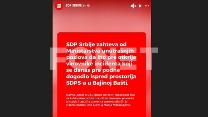 Oštećeno vozilo nosioca liste